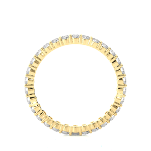 Anillo de Diamantes de Oro Sólido de 18K, Diamante Cultivado en Laboratorio, Corte Redondo, 0.90 Quilates, Joyería Fina para Compradores Mayoristas - Product Image 6