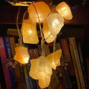 Luces Decorativas de Cristal Rosa Natural para Interiores, Luces de Sal del Himalaya Hechas a Mano - Product Image 3