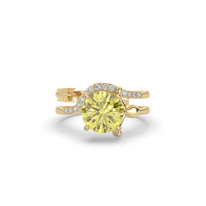 แหวนเพชรทรงรีขนาด 2.20 กะรัต เพชรเลี้ยงในห้องปฏิบัติการ ทองคำแท้ 14K รับรองโดย IGI ของขวัญสุดหรูสำหรับผู้หญิงในโอกาสหมั้นและวันครบรอบ - Product Image 3