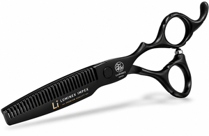 NYBL-55 5.5inch Straight <b>Left</b>-<b>handed</b> <b>Scissors</b> JAPAN 440C Sharp 58-59HRC Hardness Stainless Steel Handle Barber Shears Hair 28 - Product Image 6