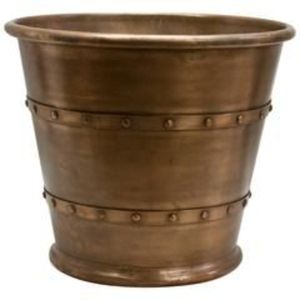 Copper Flower Pot With Claw Feet And Leaf Handles Vintage Style Indoor Planter For Green <b>Plants</b> Handmade Planter On Sale - Product Image 5