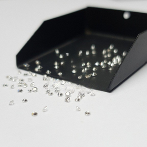 Diamants blancs naturels de 0,7 à 1,2 mm, taille brillant ronde, polis, certifiés IGI, qualité MINUS 2 - Product Image 2