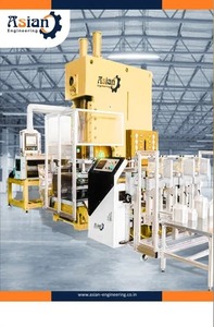 Machine de fabrication de barquettes en aluminium à haut rendement, système électrique semi-automatique, double cavité automatique - Product Image 2