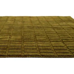 Alfombra Minimalista con Patrón de Cuadrícula Oliva, Alfombra Moderna de Textura Suave Hecha a Mano para Sala de Estar, Dormitorio, Oficina, Decoración del Hogar - Product Image 5