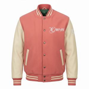 Chaqueta de Invierno Estilo Americano Sostenible con Forro Acolchado y Mangas en Contraste, Estilo Americano Oversize - Product Image 1