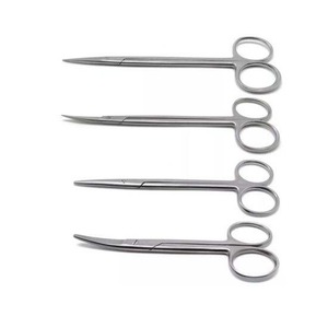 กรรไกรเมทเซนบาุมแบบตรงและแบบโค้ง ชุดกรรไกรผ่าตัดปลายทู่ เมทเซนบาุม ผลิตจากเหล็กกล้าไร้สนิมคุณภาพสูงของเยอรมัน ผลิตในปากีสถาน - Product Image 1