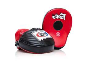 Erix Sports Oem Custom Made Best Selling High Quality Fairtex Boxing Focus Mitts Genuine Leather Durable Target Focus Pads - Product Image 2