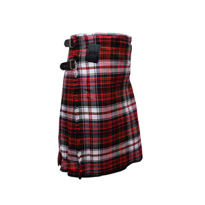 Kilt de tartán de lana para hombre, hecho a mano, tela resistente, correa de cintura ajustable, atuendo clásico de la herencia escocesa para exteriores y ocasiones formales - Product Image 4
