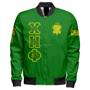 Chi Eta Phi Blouson d'aviateur à fermeture éclair Logo de chapitre personnalisé - Product Image 1