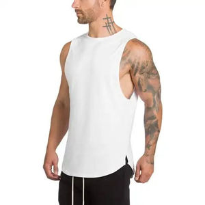 Men's Breathable Vintage Style <b>Workout</b> <b>Tank</b> <b>Top</b> Gym Wear Dry Fit Sport Muscle Customizable - Product Image 2