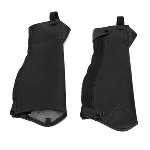 Women's Western English <b>Riding</b> <b>Chaps</b> Genuine Leather Half/Full <b>Chaps</b> Button Zipper Closure Comfortable Fit for Horseback <b>Riding</b> - Product Image 5