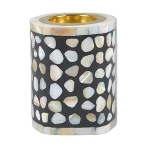 Ensemble cadeau de brûleur à bakhoor de luxe - Porte-encens en résine époxy et bois d'oud fait main Mubkhar pour parfum d'ambiance arabe - Product Image 4