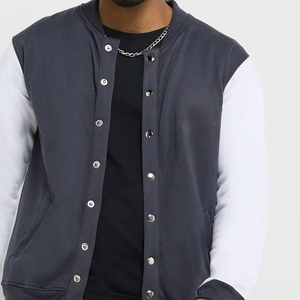 Chaqueta Bomber Personalizada al por Mayor, Estilo Urbano de Invierno, Bordado Chenille, Chaqueta Varsity de Béisbol 100% Lana para Hombre - Product Image 4