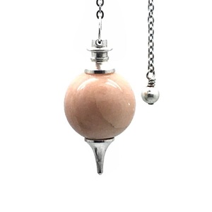 Pendule en Sodalite Naturelle de Qualité Supérieure, Poli, pour Guérison, Reiki, Radiesthésie, Feng Shui, avec Chaîne, en Pierre Précieuse, à Vendre - Product Image 6