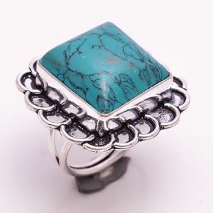 Bague en argent sterling 925 pour femme, bague ovale, pierre précieuse en malachite, bijoux, bagues de fiançailles - Product Image 2