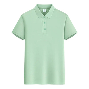 Men's Pink Short Sleeve Polo Shirt Solid Color Oxford Fabric Regular Fit Button Closure Casual Style Woven Material - Product Image 6