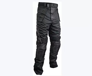 Pantalon en cuir pour homme, nouvelle mode, haute qualité, taille haute, coupe large avec poches avant, très tendance - Product Image 3