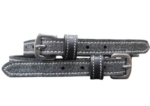 Sparkle Leather Spur <b>Straps</b> with Loops Durable Equestrian Riding Accessory - Product Image 4