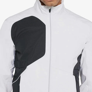 Veste coupe-vent de golf pour homme, design color block, imperméable, respirante, légère, vêtements de sport tendance, OEM - Product Image 6