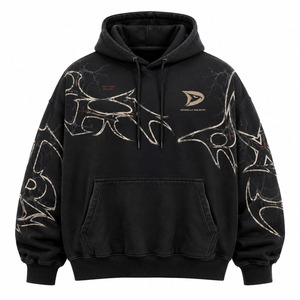 Fabricante de Sudaderas con Capucha para Hombre, Diseño Personalizado, Sudaderas de Estilo Urbano de Gran Gramaje, Bordado y Serigrafía - Product Image 1