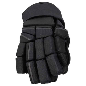 Gants de hockey sur glace noirs pour adultes, en nylon durable, avec fermeture auto-agrippante, équipement de protection sportive, équipements professionnels de hockey sur glace - Product Image 1