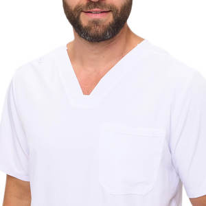 Ensemble de tenues médicales pour homme, blouses et pantalons de travail, col en V, deux poches, ensemble de blouses chirurgicales pour hommes, disponible - Product Image 6