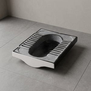 Black Orissa <b>Pan</b> Manufacturers Direct Sales Affordable <b>Ceramic</b> Material Convenient Squat Toilet For Asia - Product Image 1