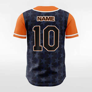 Camiseta de Béisbol Personalizada al por Mayor, Uniformes Deportivos en Blanco para Equipos, Ropa Sublimada con Costuras, Camiseta Personalizable para Hombre - Product Image 5