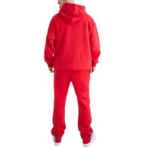 Nouvelles arrivées 100% coton Sweats à capuche zippés et pantalons évasés pour hommes 2 pièces Ensemble pour hommes Survêtement décontracté pour hommes Logo personnalisé 2026 - Product Image 4