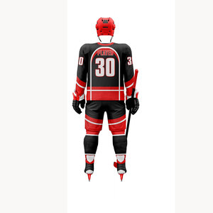 Uniforme de Hockey sur Glace pour Hommes Personnalisé ODM OEM de Haute Qualité, Léger, 100% Polyester, Nom et Logo d'Équipe Personnalisés, Évacuation de l'Humidité - Product Image 3