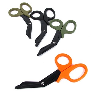 Tijeras Médicas de Trauma de Alta Calidad al por Mayor, Tijeras para Vendajes con Mango de Plástico y Acero Inoxidable para Botiquín de Primeros Auxilios - Product Image 6