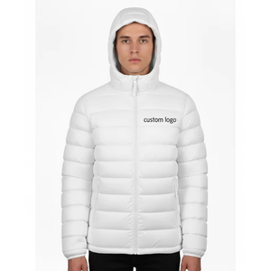 Men's Winter Casual Stand Collar <b>Plus</b> <b>Size</b> <b>Waterproof</b> Windproof Zipper Knitted Bomber Puffer <b>Jackets</b> Wool Liner OEM women <b>jacket</b> - Product Image 2