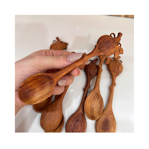 Wooden Cooking <b>Spoon</b> Natural Wood Kitchen Tool For Food Mixing Serving Cooking Restaurant Hotel And Catering Supply - Product Image 2