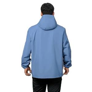 Chaqueta Cortavientos Personalizada para Hombre 2026, Transpirable, con Cierre, Forro Impermeable, Acepta Logotipo del Cliente, Ropa Deportiva OEM, para Lluvia - Product Image 5