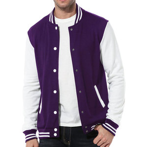 เสื้อแจ็คเก็ต Letterman สำหรับผู้ชาย สวมใส่สบาย เหมาะสำหรับใส่ในชีวิตประจำวันและแฟชั่นทันสมัย - Product Image 1
