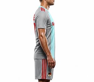 Maillots de football personnalisés pour adultes les plus vendus – Uniformes d'entraînement d'équipe en gros avec nom personnalisé, respirants et à séchage rapide - Product Image 4