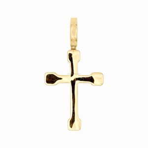 Colgante de Cruz Religiosa Hiphop para Hombre de Oro Amarillo Sólido de 10K con Diamante de Corte Redondo de 1.75" y 0.87 CT - Product Image 4
