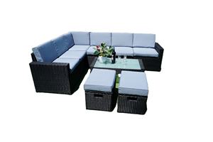 Muebles de mimbre modernos personalizables de alta calidad directos de fábrica de Vietnam para sala de estar al aire libre patio entrada almacén - Product Image 5