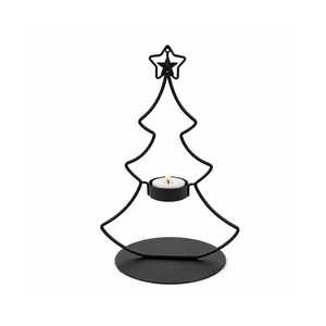 Porte-bougie en métal personnalisé, design élégant et moderne, support de bougie tealight pour Noël, décoration de table, centre de table pour la maison - Product Image 6