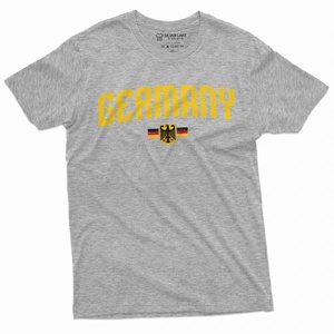 Nouveau design T-shirt oversize unisexe à manches courtes pour homme, col rond, avec impression personnalisée Eritrea et motifs allemands, uni - Product Image 5