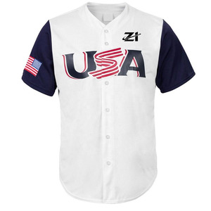 Uniformes de equipo al por mayor de poliéster de alto rendimiento con gráficos sublimados para academias de béisbol estadounidenses, tallas S-XL - Product Image 2