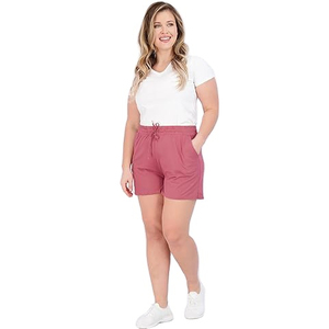 Shorts d'été pour femmes de haute qualité, personnalisables avec logo imprimé, respirants, pour le sport et le streetwear, en polyester vierge brodé, vente en gros - Product Image 4