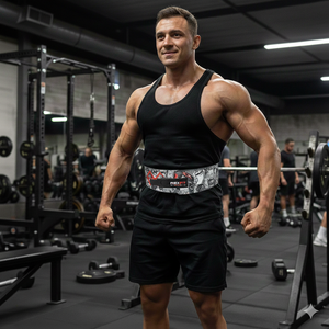 เข็มขัดยกน้ำหนัก Rexfit Sport หนังแท้ สำหรับพาวเวอร์ลิฟติ้ง เดดลิฟท์ สควอท ออกกำลังกาย ช่วยพยุงหลัง - Product Image 2