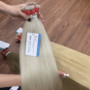 Extensiones de Cabello Humano Remy Vietnamita al por Mayor, Estilo Liso Natural, Cabello Multicolor para Trenzas - Product Image 4