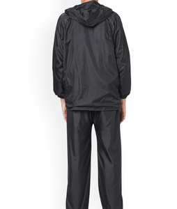 New RTS Custom Logo Men's Nylon <b>Wind</b> <b>Breaker</b> Contrast Panel With Pant Set For Summer Breathable Set Highstreet Zipper Jacket - Product Image 3