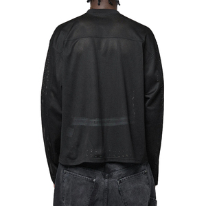 Premium Lightning Mesh Flash Jersey Oversized Streetwear Customizable Lightweight Sublimation Printed Sports Men Polyester - Product Image 3