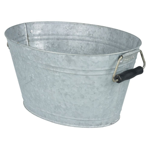 Enfriador de Bebidas Redondo de Acero Galvanizado al por Mayor para Vasos de Vino y Bebidas, Cubetas Metálicas para Vino y Cubos de Hielo para Fiestas y Eventos - Product Image 5