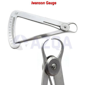 Jauge à ressort en acier inoxydable Iwanson, calibre de mesure, instrument de mesure de l'épaisseur des couronnes dentaires - Product Image 5