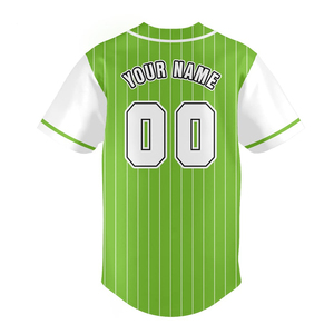 Team style men baseball jersey athletic shirt breathable fabric button front baseball practice gym training and casual fashion - Product Image 3