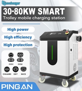 สถานีชาร์จรถยนต์ไฟฟ้าแบบพกพา New Energy Mobile EV Charger Station OCPP Level 3 DC Fast 60kW สำหรับ Zeekr - Product Image 2